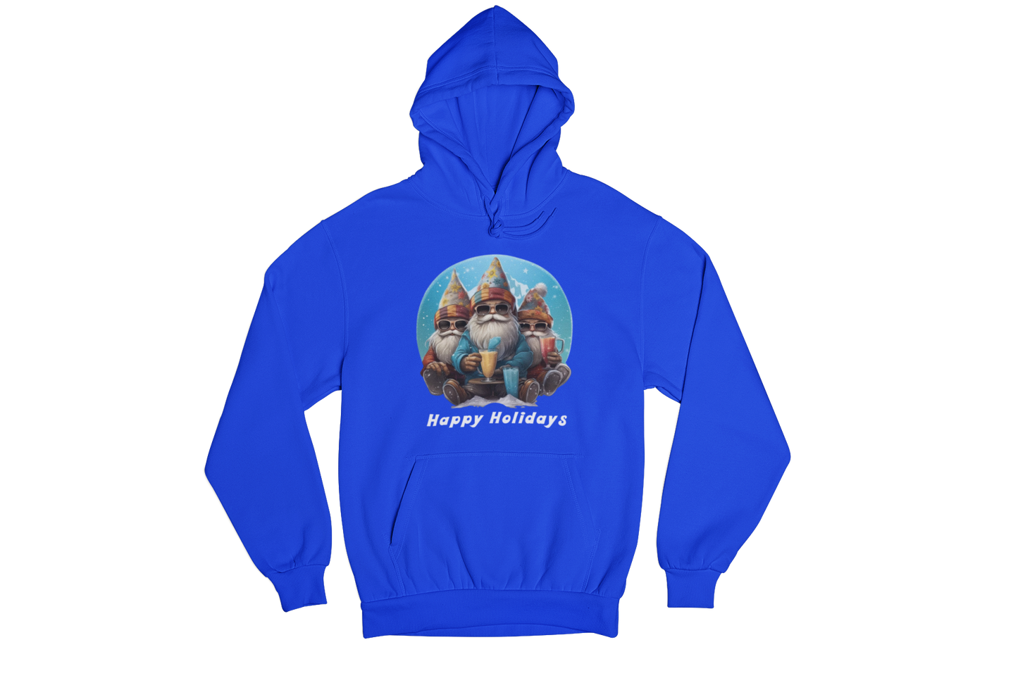 "HAPPY HOLIDAYS FROM THE KOOL SANTA GNOMES" SIGNATURE HOLIDAY DESIGN