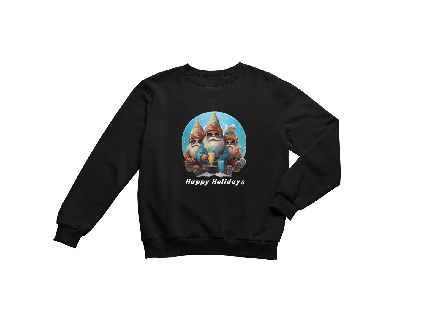 "HAPPY HOLIDAYS FROM THE KOOL SANTA GNOMES" SIGNATURE HOLIDAY DESIGN