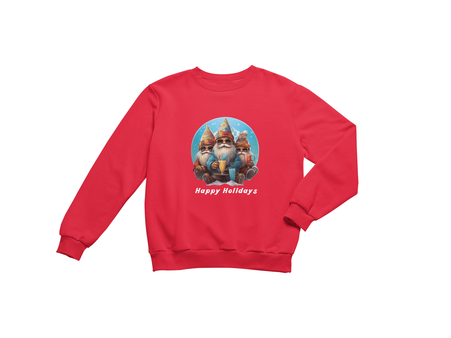 "HAPPY HOLIDAYS FROM THE KOOL SANTA GNOMES" SIGNATURE HOLIDAY DESIGN