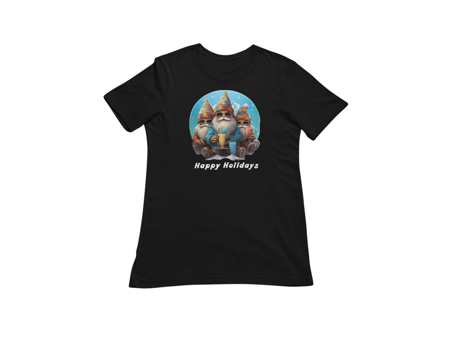 "HAPPY HOLIDAYS FROM THE KOOL SANTA GNOMES" SIGNATURE HOLIDAY DESIGN