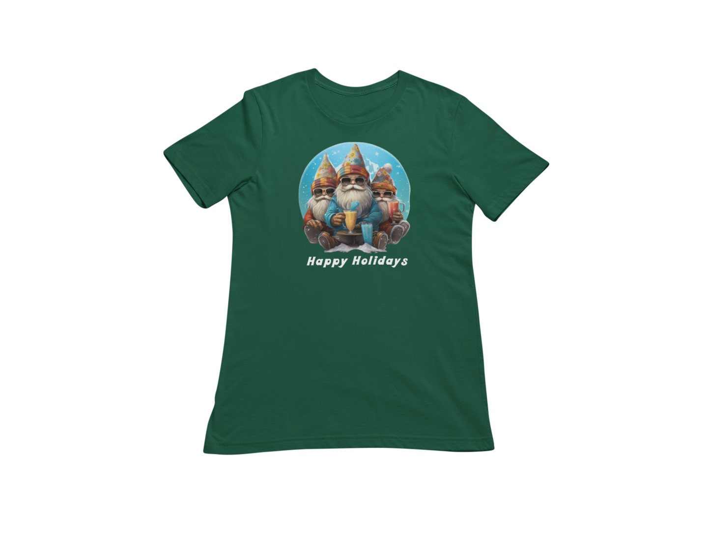 "HAPPY HOLIDAYS FROM THE KOOL SANTA GNOMES" SIGNATURE HOLIDAY DESIGN