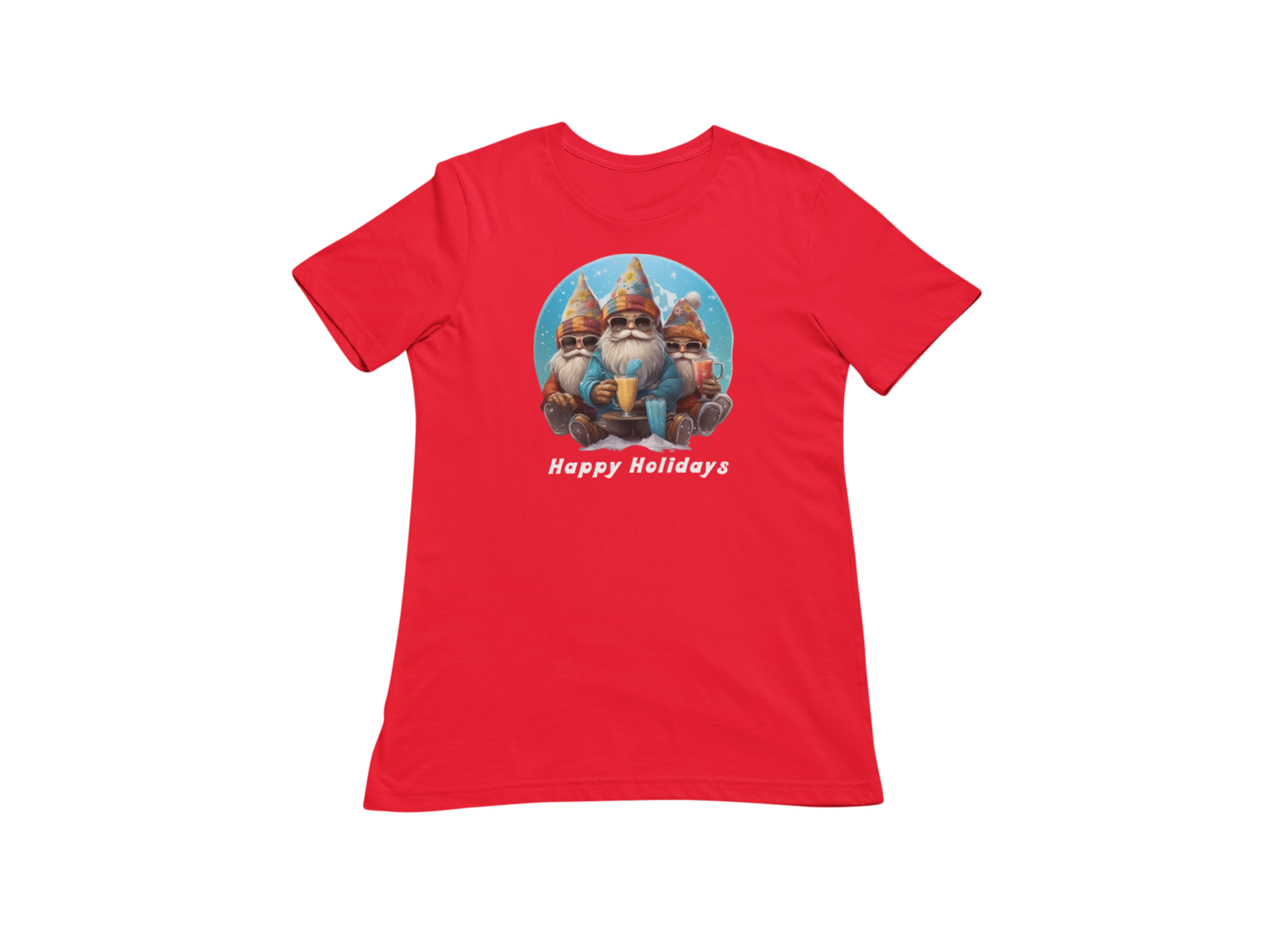"HAPPY HOLIDAYS FROM THE KOOL SANTA GNOMES" SIGNATURE HOLIDAY DESIGN