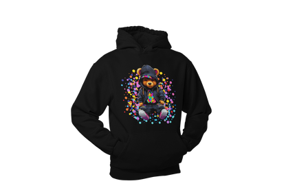 "KRAZY KOOL KOLOR BEAR" CUSTOM GRAPHIC HOODIE