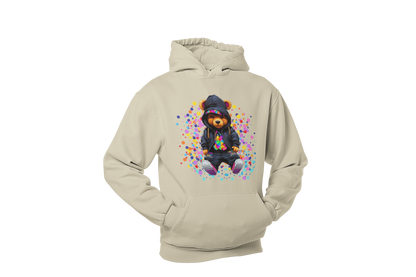 "KRAZY KOOL KOLOR BEAR" CUSTOM GRAPHIC HOODIE