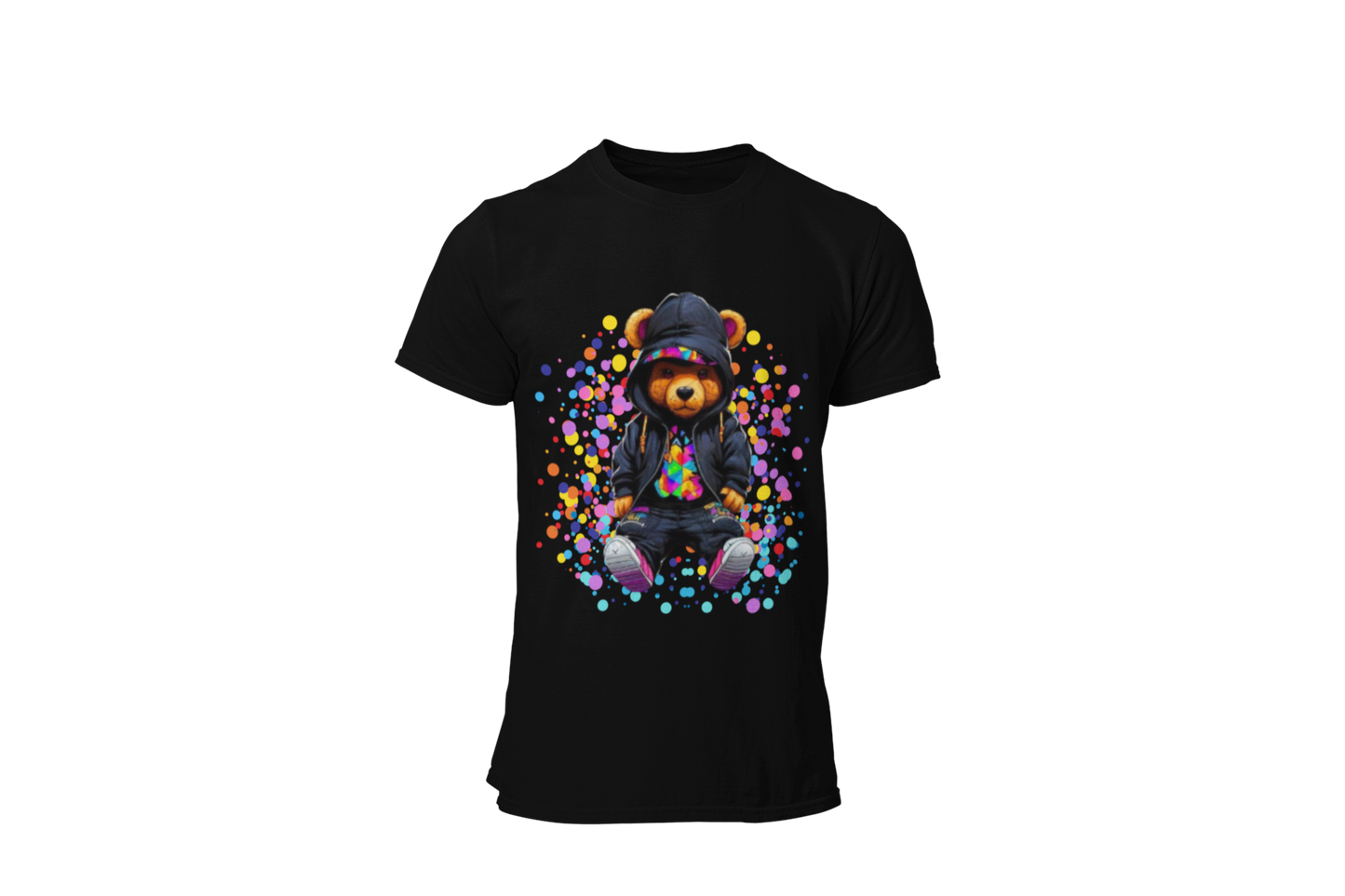 "KRAZY KOOL KOLOR BEAR" CUSTOM GRAPHIC T-SHIRT