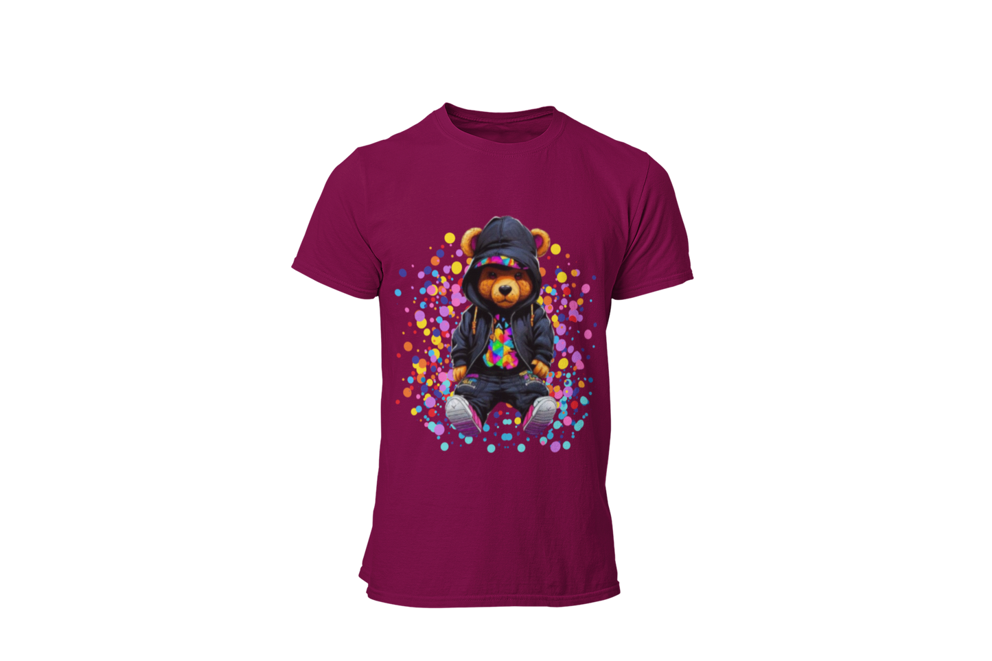 "KRAZY KOOL KOLOR BEAR" CUSTOM GRAPHIC T-SHIRT