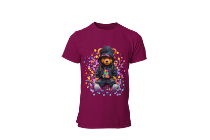 "KRAZY KOOL KOLOR BEAR" CUSTOM GRAPHIC T-SHIRT