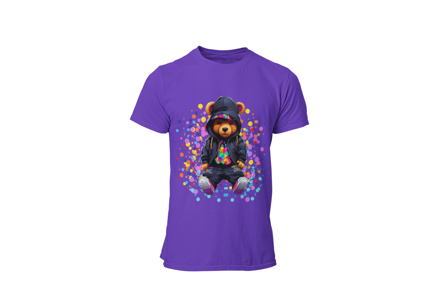 "KRAZY KOOL KOLOR BEAR" CUSTOM GRAPHIC T-SHIRT