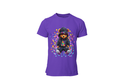 "KRAZY KOOL KOLOR BEAR" CUSTOM GRAPHIC T-SHIRT