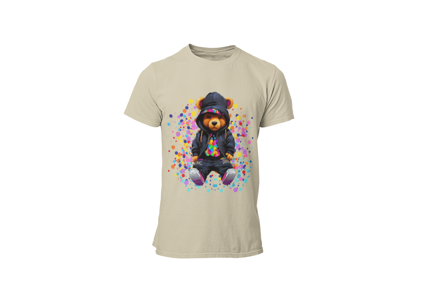 "KRAZY KOOL KOLOR BEAR" CUSTOM GRAPHIC T-SHIRT