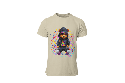"KRAZY KOOL KOLOR BEAR" CUSTOM GRAPHIC T-SHIRT