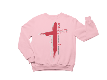 "GOD SO LOVED CROSS" CUSTOM GRAPHIC DESIGN