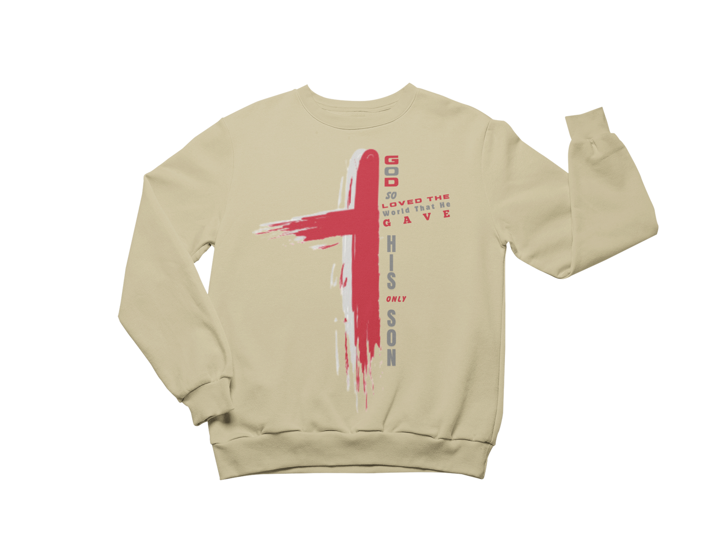 "GOD SO LOVED CROSS" CUSTOM GRAPHIC DESIGN