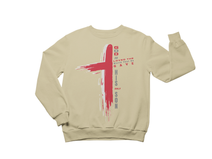 "GOD SO LOVED CROSS" CUSTOM GRAPHIC DESIGN