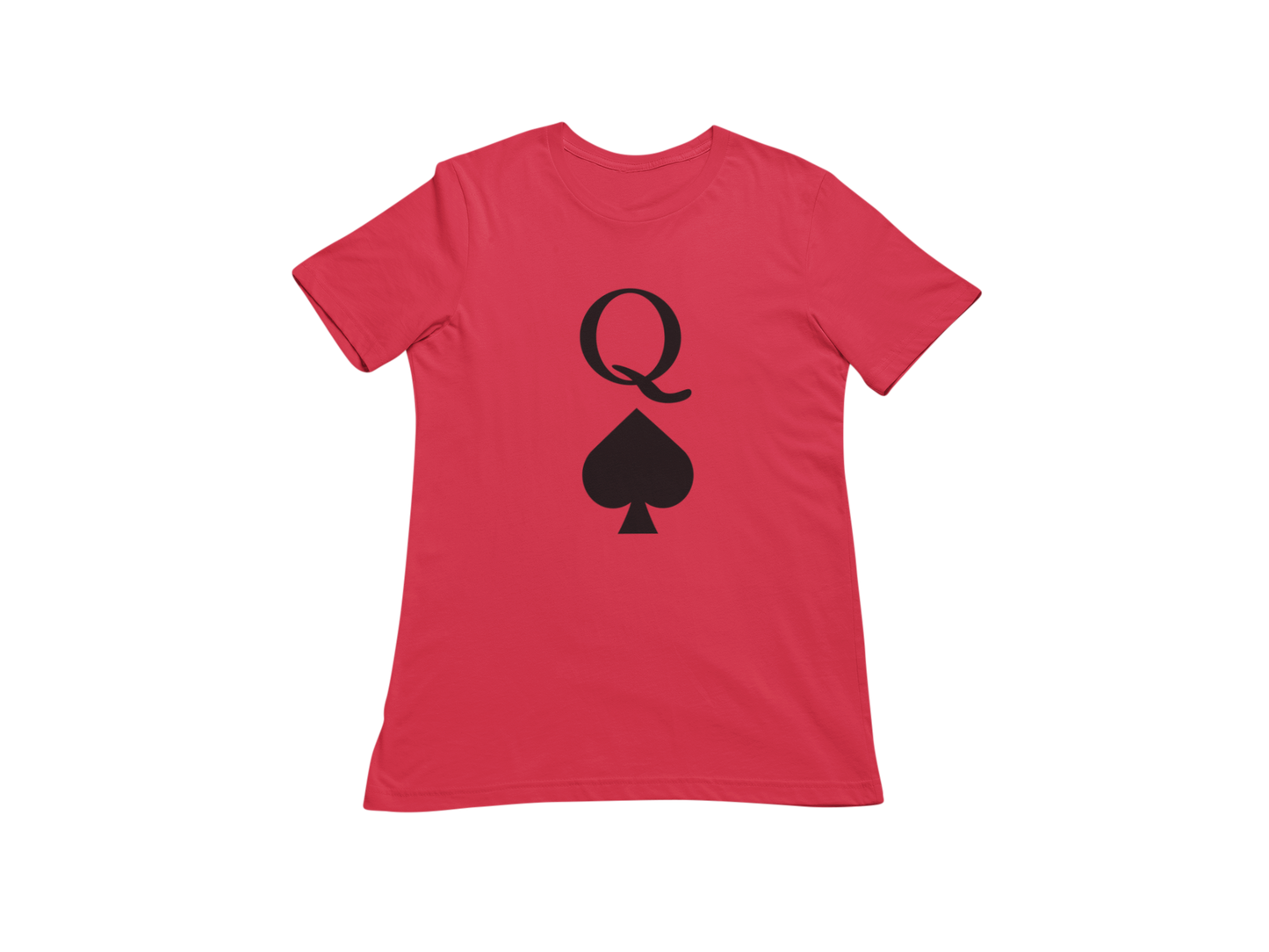 "Q~ SPADE" GRAPHIC PRINT