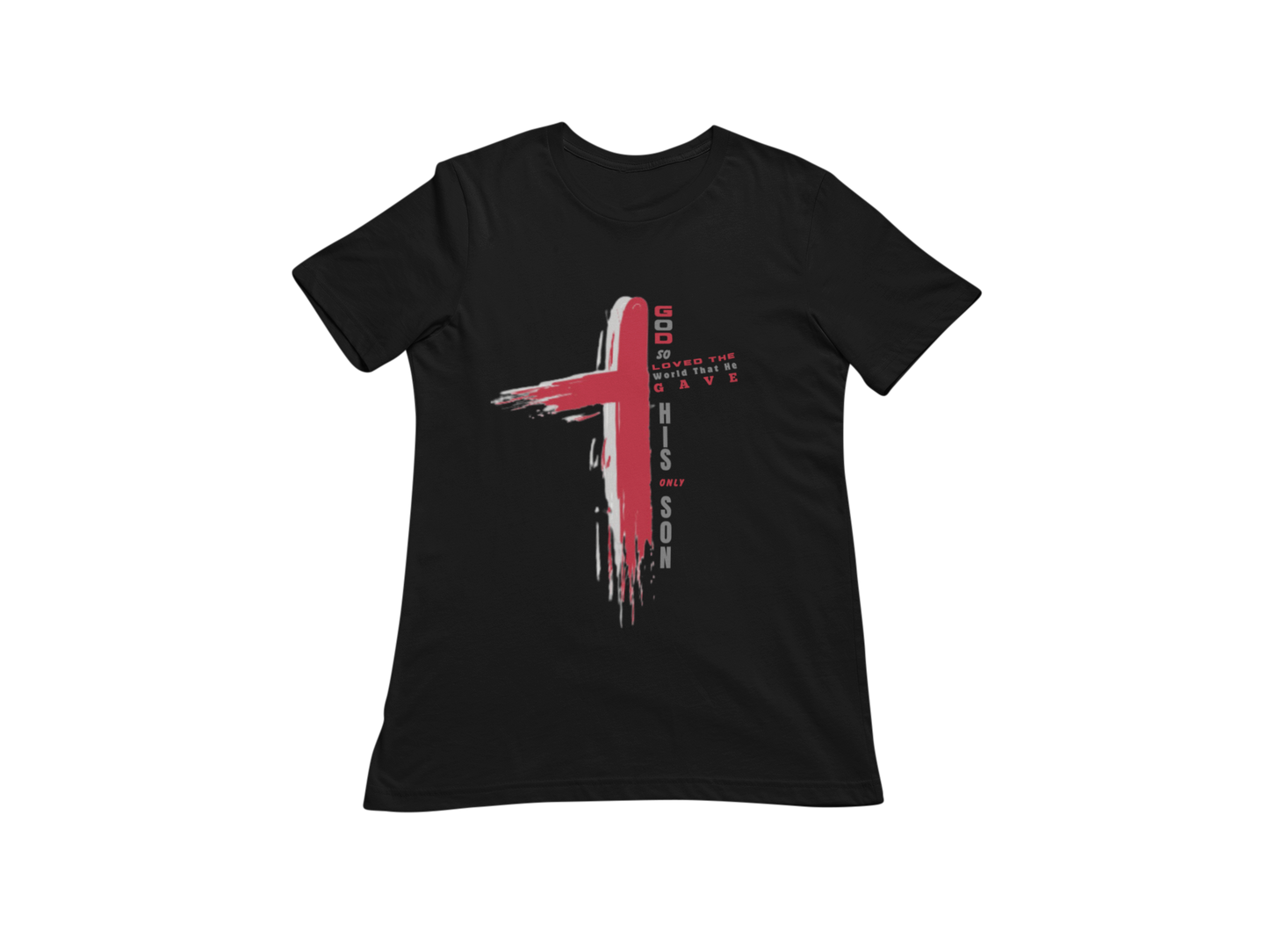 "GOD SO LOVED CROSS" CUSTOM GRAPHIC DESIGN