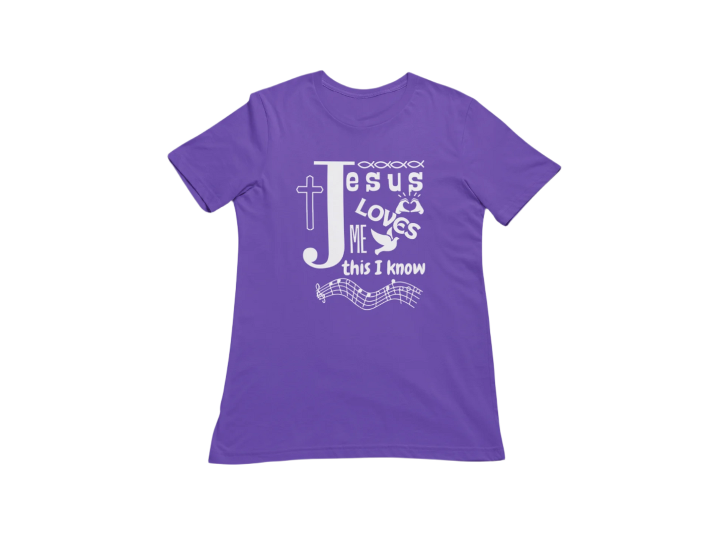 "JESUS LOVES ME THIS I KNOW" CUSTOM GRAPHIC