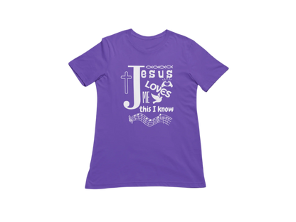 "JESUS LOVES ME THIS I KNOW" CUSTOM GRAPHIC