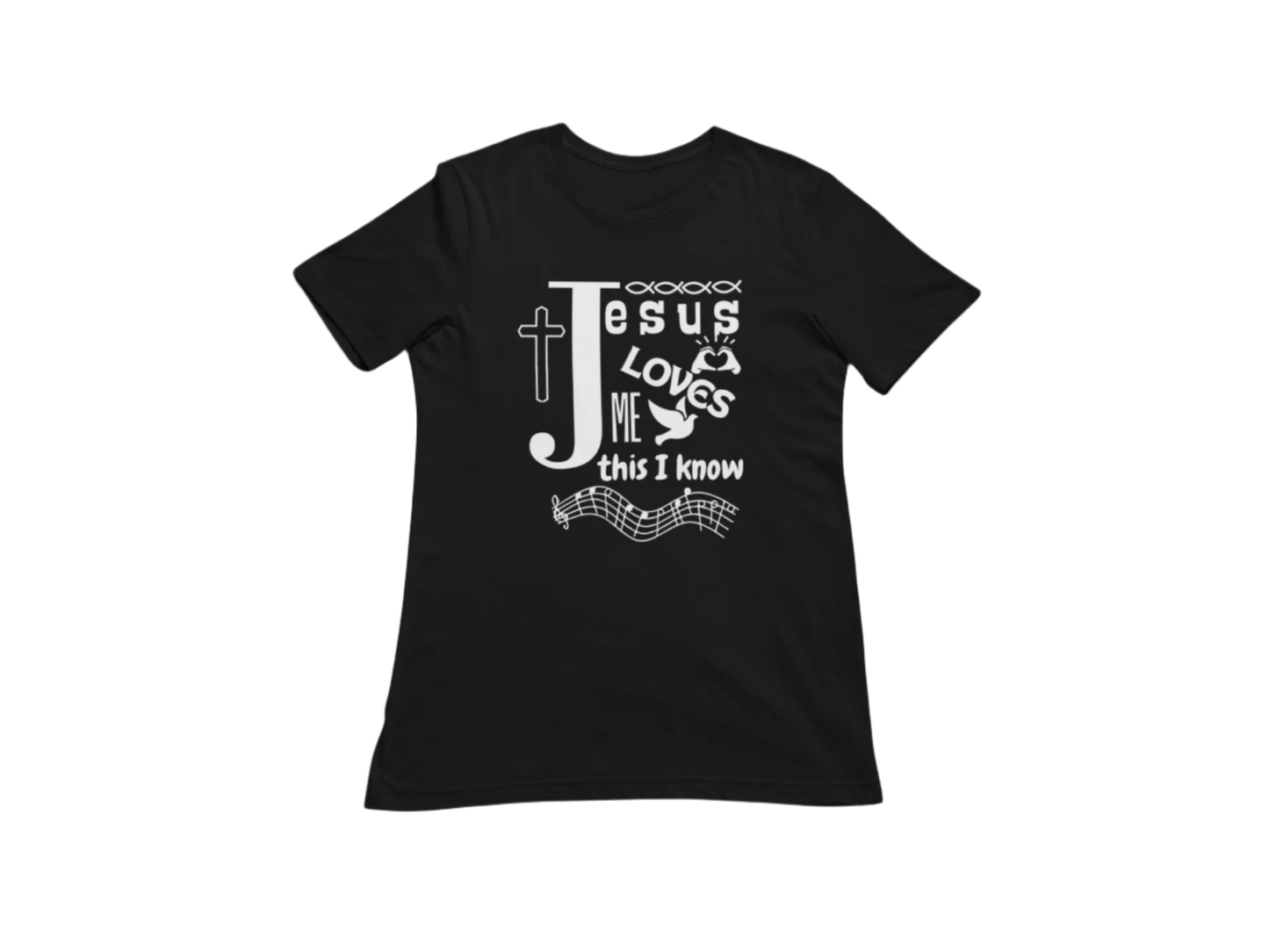 "JESUS LOVES ME THIS I KNOW" CUSTOM GRAPHIC