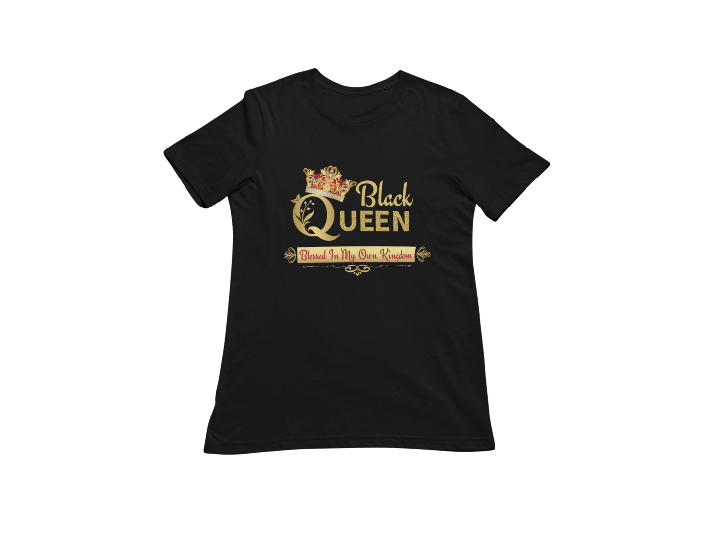 "BLACK QUEEN , BLESSED IN MY OWN KINGDOM" SIGNATURE CUSTOM DESIGN