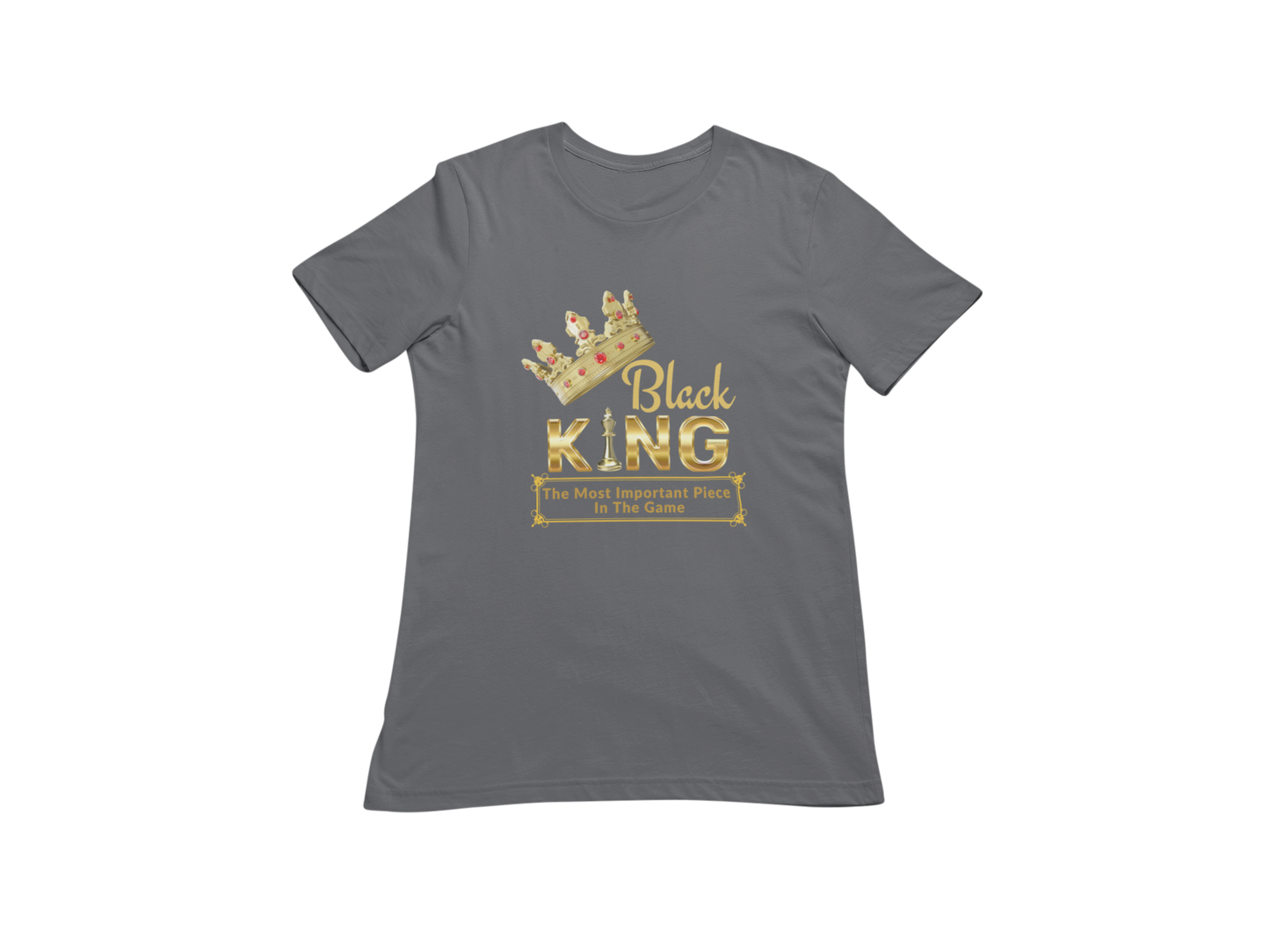 "BLACK KING -  THE MOST IMPORTANT PIECE IN THE GAME" CUSTOM DESIGN