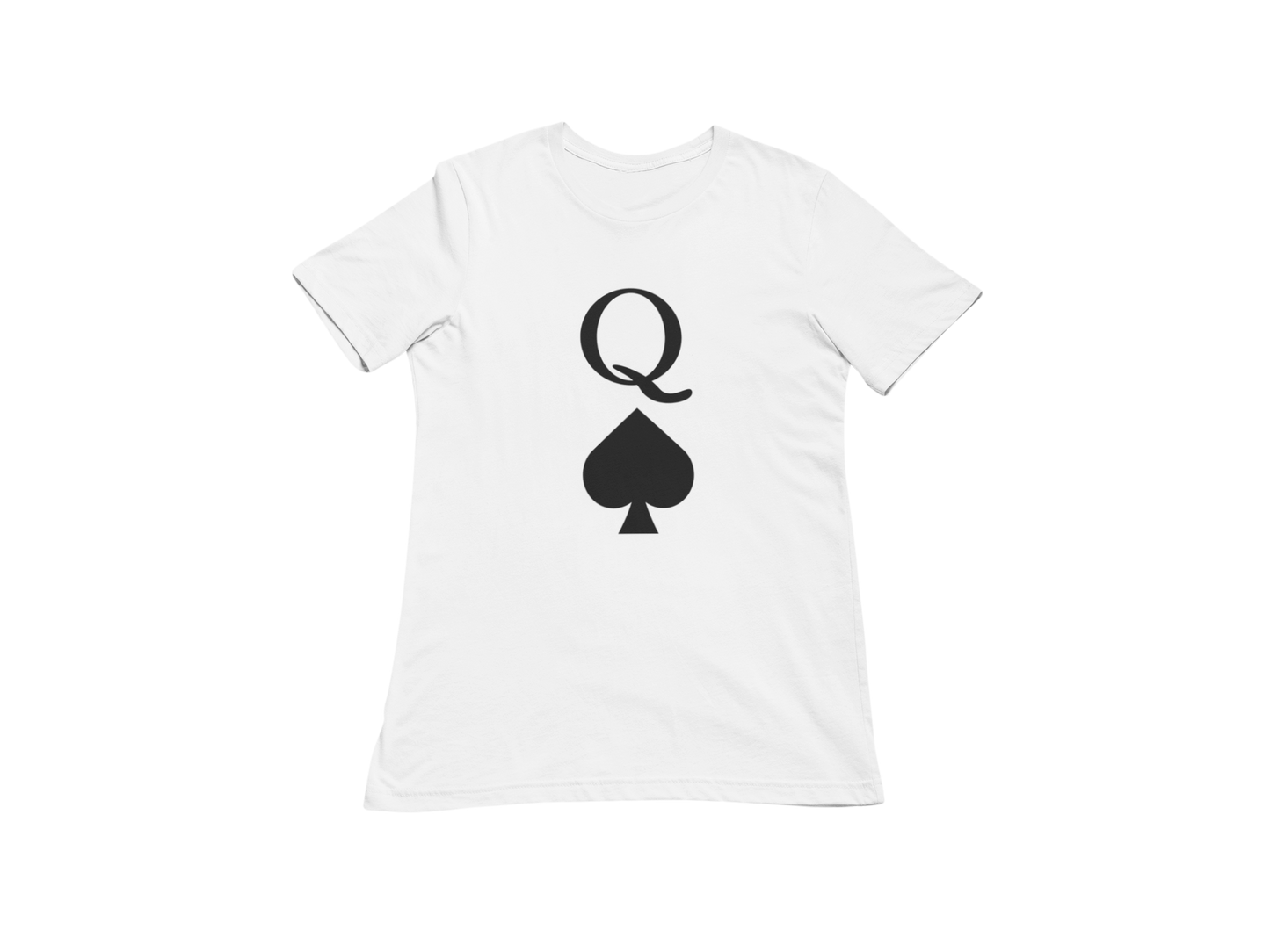 "Q~ SPADE" GRAPHIC PRINT