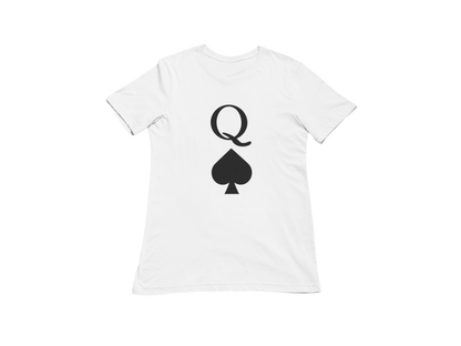 "Q~ SPADE" GRAPHIC PRINT