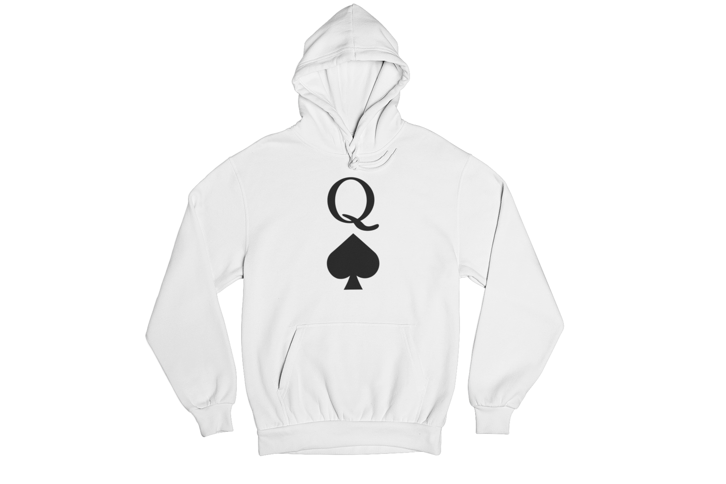 "Q~ SPADE" GRAPHIC PRINT