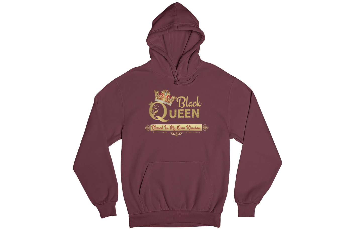 "BLACK QUEEN , BLESSED IN MY OWN KINGDOM" SIGNATURE CUSTOM DESIGN