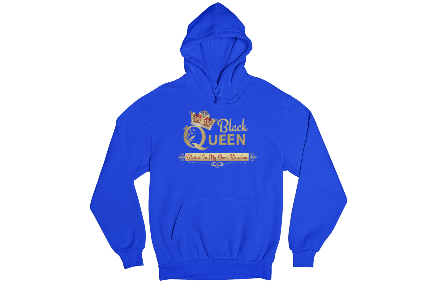 "BLACK QUEEN , BLESSED IN MY OWN KINGDOM" SIGNATURE CUSTOM DESIGN