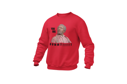 "YOU BIG DUMMY!!!!!!" CUSTOM DESIGN GRAPHIC SWEATSHIRT