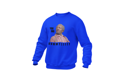 "YOU BIG DUMMY!!!!!!" CUSTOM DESIGN GRAPHIC SWEATSHIRT