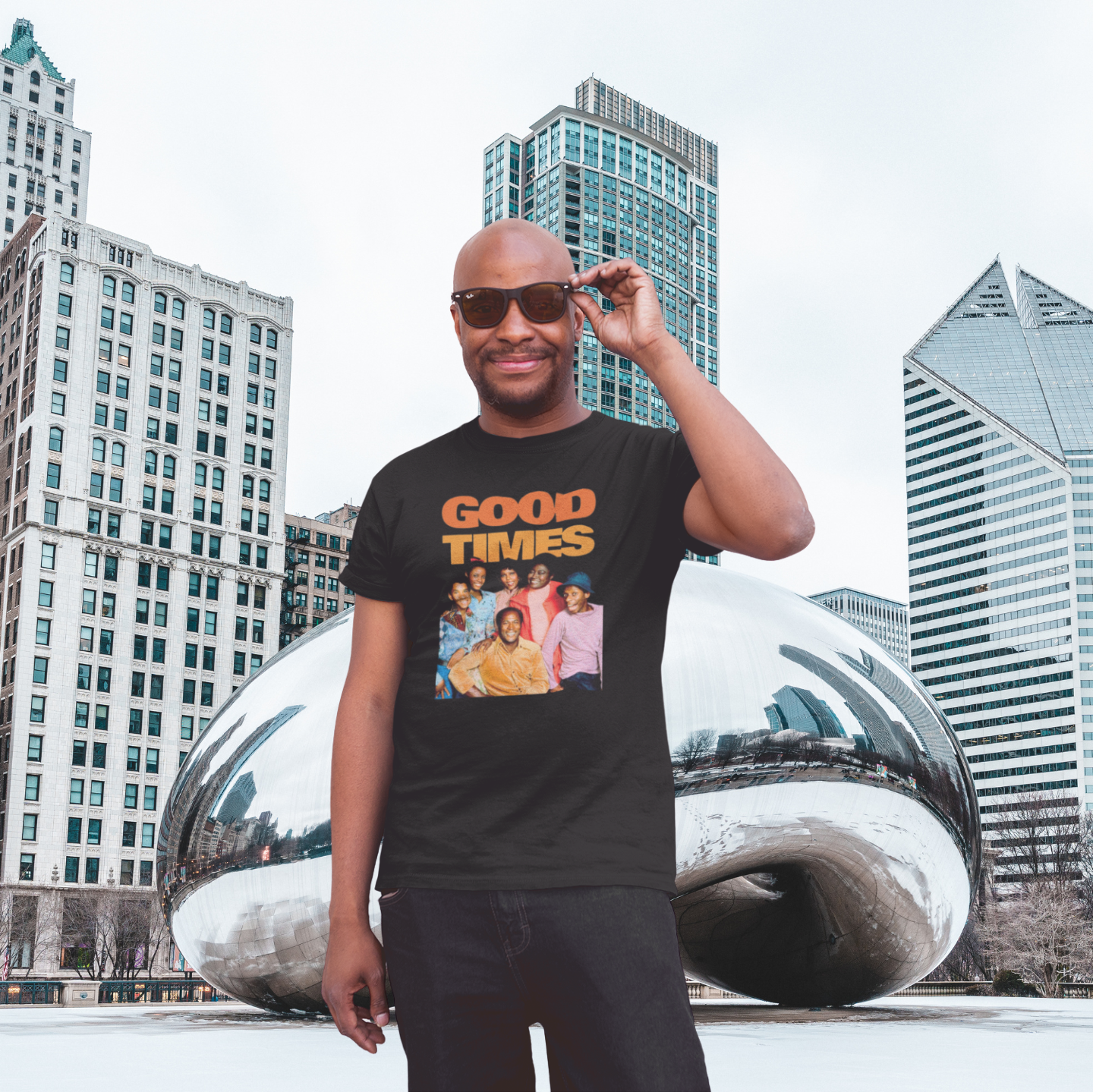 "GOOD TIMES - THE EVENS FAMILY" GRAPHIC HOODIE