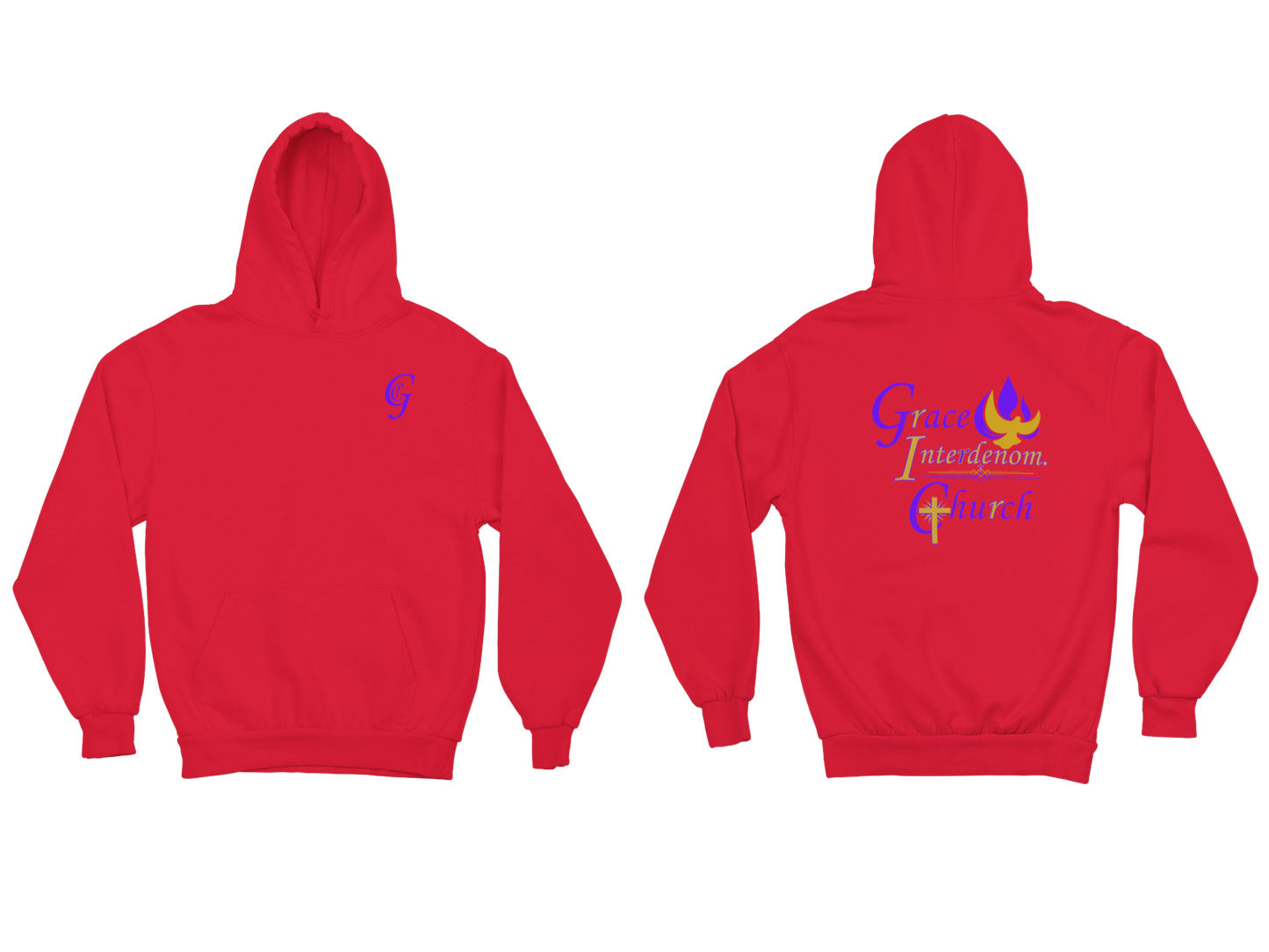GRACE CHURCH CUSTOM LOGO T-SHIRTS, SWEATSHIRTS, AND HOODIES