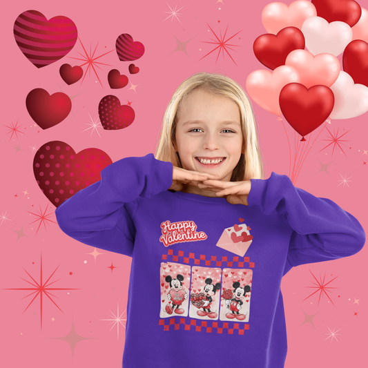 "HAPPY VALENTINE MICKEY " - VALENTINE'S GRAPHIC DESIGN