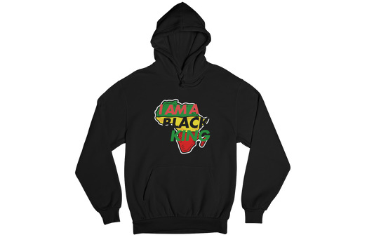 "I AM A BLACK KING OVER AFRICA" CUSTOM GRAPHIC HOODIE