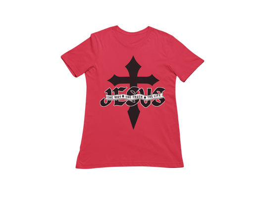 "JESUS - THE WAY, THE TRUTH, THE LIFE" SIGNATURE CUSTOM T-SHIRT