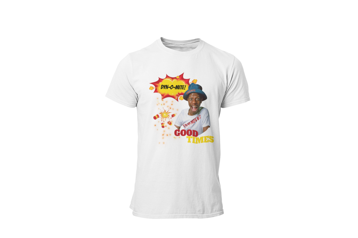 "DYN-O-MITE! - GOOD TIMES" CUSTOM GRAPHIC T-SHIRT