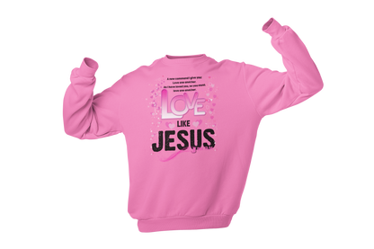 "LOVE LIKE JESUS - JOHN 13:34" - VALENTINE'S GRAPHIC DESIGN