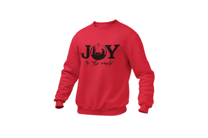 "JOY TO THE WORLD" (BLACK) SIGNATURE HOLIDAY DESIGN