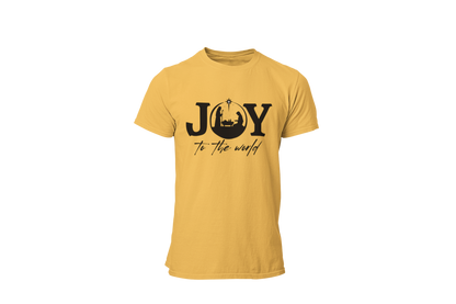 "JOY TO THE WORLD" (BLACK) SIGNATURE HOLIDAY DESIGN