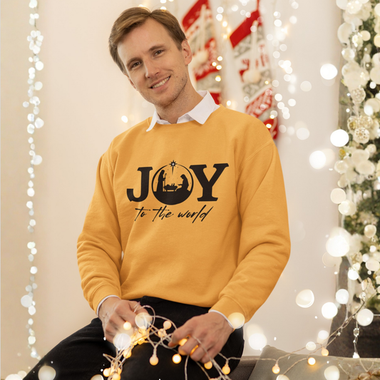"JOY TO THE WORLD" (BLACK) SIGNATURE HOLIDAY DESIGN