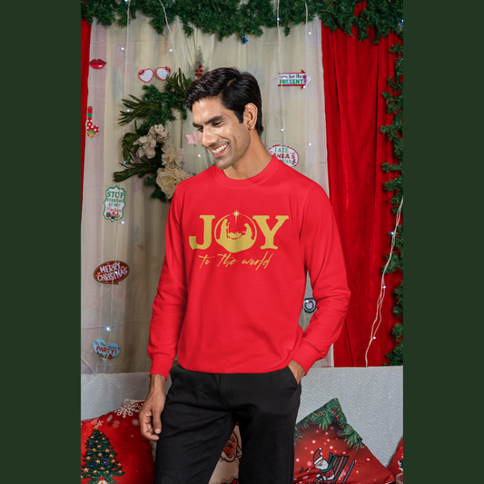 "JOY TO THE WORLD" (GOLD) SIGNATURE HOLIDAY DESIGN