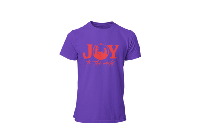 "JOY TO THE WORLD" (RED) SIGNATURE HOLIDAY DESIGN