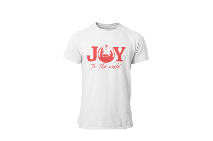 "JOY TO THE WORLD" (RED) SIGNATURE HOLIDAY DESIGN