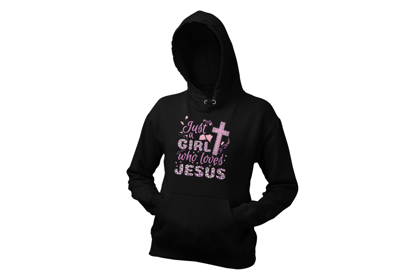"JUST A GIRL WHO LOVES JESUS" CUSTOM DESIGN