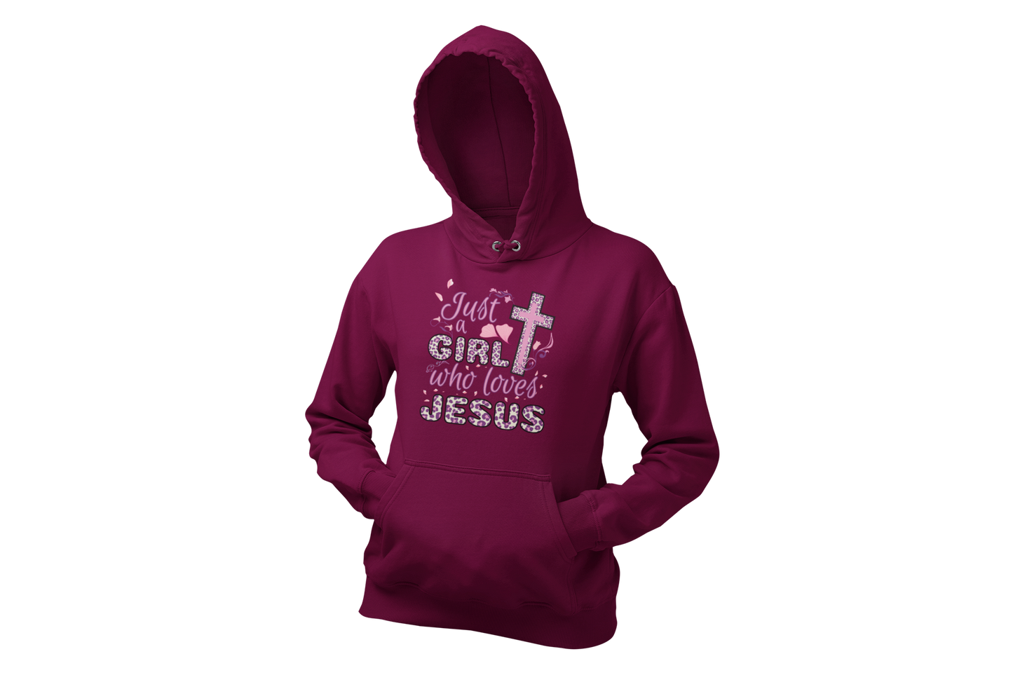 "JUST A GIRL WHO LOVES JESUS" CUSTOM DESIGN