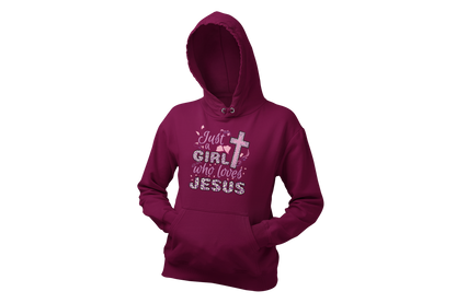 "JUST A GIRL WHO LOVES JESUS" CUSTOM DESIGN
