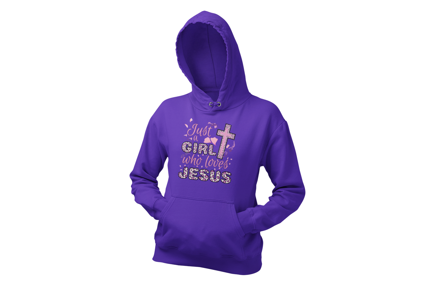 "JUST A GIRL WHO LOVES JESUS" CUSTOM DESIGN