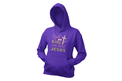 "JUST A GIRL WHO LOVES JESUS" CUSTOM DESIGN